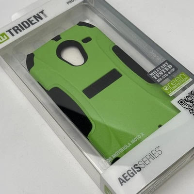 Trident Aegis зеленый двухслойный гибридный чехол для Motorola Moto X 1-го поколения - Изображение 1 из 4