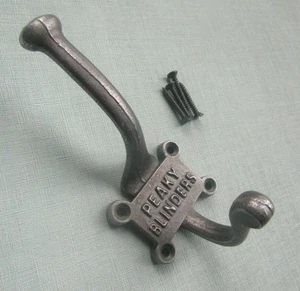 Rustic iron Retro coat hook hat and coat hook industrial hanger Antique iron - Picture 1 of 9