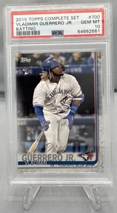 Juego completo Topps 2019 Vladimir Guerrero Jr. RC #700 bateo PSA 10 GEMA - Imagen 1 de 2