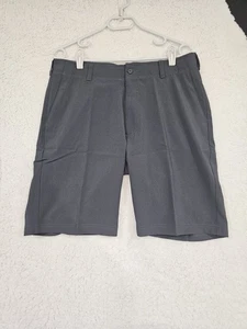 Ben Hogan Mens Dark Grey Flat Chino Stretch Golf Shorts Size 34 - Picture 1 of 7