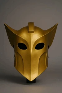 Casco de acero Hawkman réplica casco cosplay | utilería de cosplay inspirada en DC Comics - Imagen 1 de 3