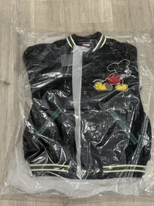 Supreme Number (Nine) Mickey Varsity Jacket Black Size Small Brand New FW25 - Picture 1 of 6