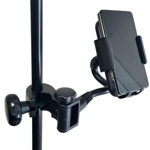 Music Mic Microphone Stand Smartphone Mount w/Multi Angle 360° Swivel Adjust ... - Picture 1 of 9