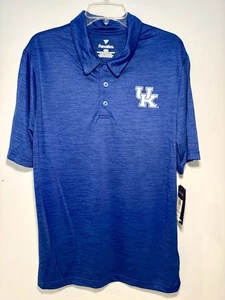 Polo golf uomo blu royal nuova con etichette University Kentucky Wildcats fanatici GRANDE - Foto 1 di 19