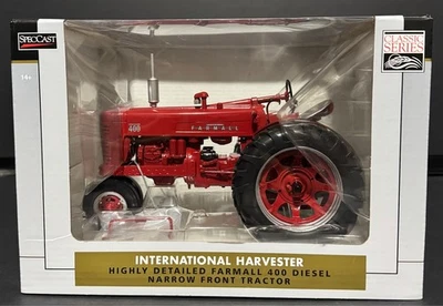 International Harvester Highly Detailed Farmall 400 Diesel Narrow Front Tractor - Image 1 of 4
