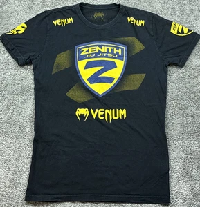 Zenith Venum Jiu Jitsu Shirt Herren Large schwarz gelb MMA BJJ Grappling Tee - Bild 1 von 15