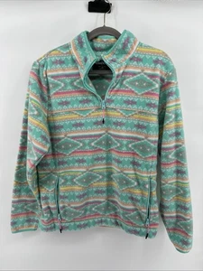 Chubbies Sweater Men’s Large Aztec Flame Commander Fleece Pullover 1/4 Zip - Picture 1 of 9