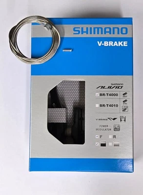Shimano V-Brake Bremsen Alivio BR-T 4000 Schwarz VR HR mit oder ohne Nirozug OVP - Bild 1 von 4