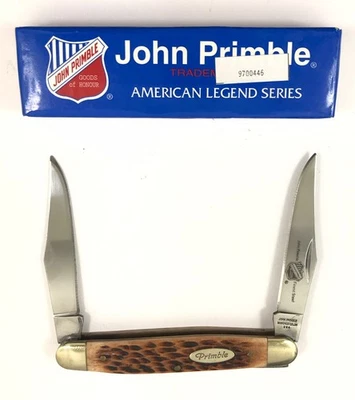 John Primble JP30 0085JB Bone Handle Muskrat Folding Pocket Knife 3091-MX - Image 1 of 4