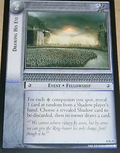 LOTR TCG MOUNT DOOM SELTENE KARTE - 10R29 ZEICHNEN SEIN AUGE - NM - Bild 1 von 1