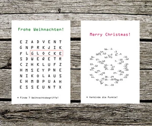 Weihnachtskarte, Postkarte Weihnachten, Grußkarte Weihnachten, Weihnachtskarten - Picture 1 of 12