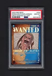One Piece Card Game - Donquixote Doflamingo - ST03-009 (OP03) - PSA 10 - Wanted - Picture 1 of 2