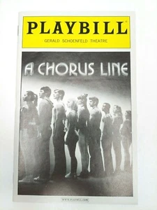 A Chorus Line Teatro Gerald Schoenfeld Broadway Playbill Julio 2007  - Imagen 1 de 5