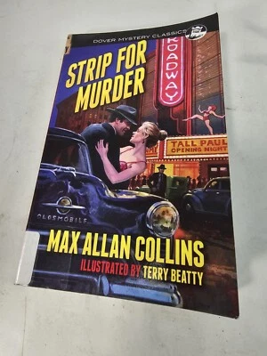 Strip for Murder Paperback Max Allan Collins Ex-library Dover Edition  - Image 1 of 4