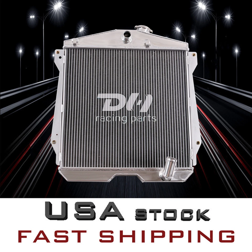 1943-48 45 Chevrolet BL/DR/Sedan/Fleetmaster/Stylemaste 3 filas radiador de aluminio Foto 1 de 4