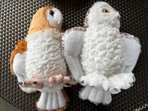 Wild Republic Plüschscheune & verschneite Eule Spielzeug weiches Kuscheltier Plüschvogel braun weiß 15 Zoll - Bild 1 von 13