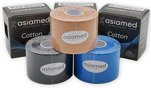 ASIAMED Taping neuromuscolare 3 rotoli kinesio cm 5x5 mt colori assortiti - Imagen 1 de 6