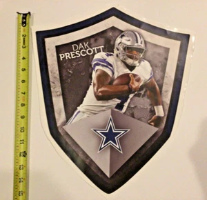 Dak Prescott Cowboys QB 16" x 13" Mural Shield Fathead Vinyl Wall Graphics NFL - Picture 1 of 1