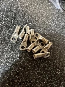 Paquete de 10 terminales de cobre para cable de 16 mm con ojal de orificio M6 de 6 mm - Imagen 1 de 2
