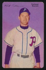 1953 Mother's Cookies (PCL) -#53 RED ADAMS (Portland Beavers) *NICE*