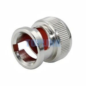 10x Dust Cap BNC Female Jack Protective Dust Cap Without Pin Connector Adapter - Zdjęcie 1 z 4