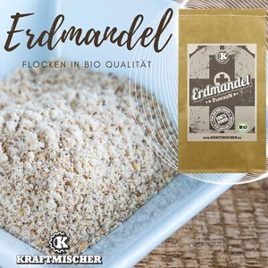 BIO Erdmandel Focken (Erdmandelmehl) Rohkostqualität 1kg - Bild 1 von 5