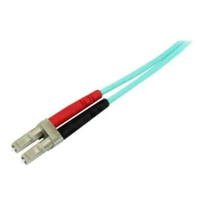 StarTech.com Câble à fibre optique OM4 duplex multimode LC LC - 1 m Aqua - 100 G - Photo 1/1