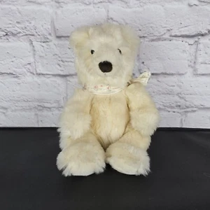 Vintage Russ Berrie Creamsicle Stuffed Polar Bear Toy 4721 White Cream 11” Soft - Picture 1 of 8