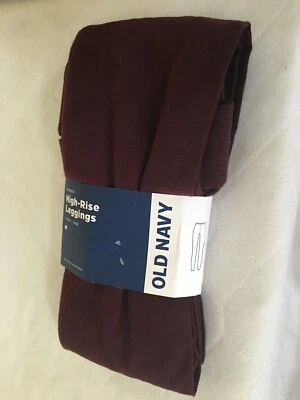 NUEVO CON ETIQUETAS Old Navy Mujer Ciruela Tiro Alto Jersey Leggings Pantalones muchas tallas Foto 1 de 4