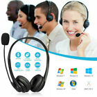 Usb Wired Call Center Headset Noise Cancelling Headphone With Microphone Mic