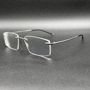 Porsche Design P'8362 S2 C Rim-Less Titanium Eyeglasses Frame Silver 18-145 EUC