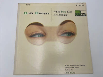 Bing Crosby When Irish Eyes Are Smiling 12" Vinyl Record LP Decca Records - Image 1 of 4