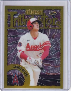 2023 Topps Finest Flashbacks Intimidators Gold Rare Shohei Ohtani - Angels #162 - Picture 1 of 2