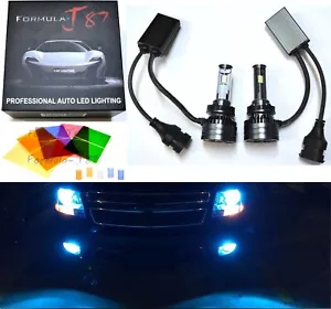 LED Kit F15 140W H11 10000K Blue Two Bulbs Fog Light Replace Upgrade Lamp EO Fit - Picture 1 of 24