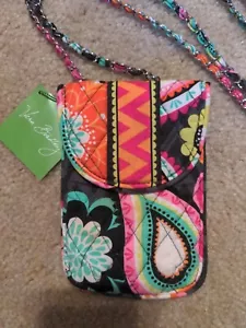 Borsa a tracolla cellulare Vera Bradley in RITIRATA Ziggy ZInnea nuova con etichette senza fumo Hm - Foto 1 di 4