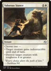 MTG Magic the Gathering Valorous Stance (28/189) Fate Reforged Chinese (S) LP - Picture 1 of 1