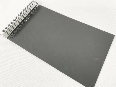 Cuaderno de bocetos encuadernado a mano paisaje 11 1/2 x 7" pulgadas 84 hojas Foto 1 de 4