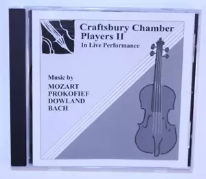 Craftsbury Chamber Players Live Performance II CD Oop Vermont Mozart Dowland Bac - Foto 1 di 24