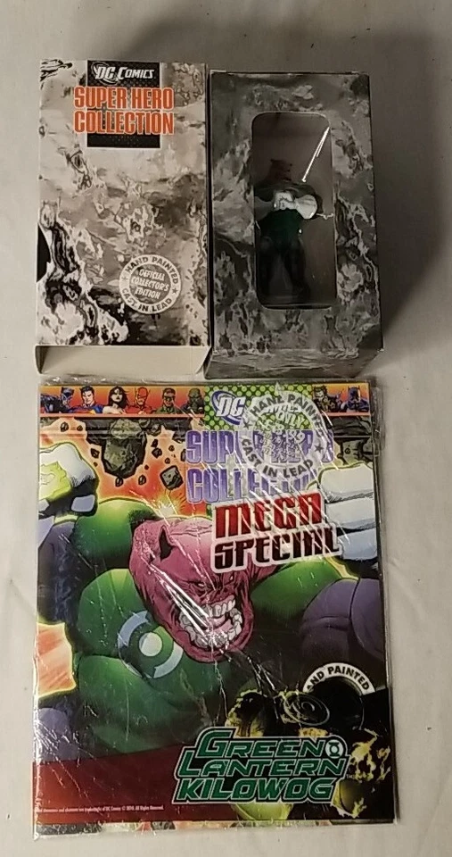 DC COMICS SUPERHÉROE COLECCIÓN FIGURA ESPECIAL Y REVISTA Kilowog Cast In Lead Foto 1 de 3