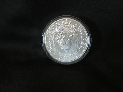 2022 Niue Czech Republic Lion 2oz. Silver Round BU Capsuled Coin - 4,440 Minted! - Image 1 of 2