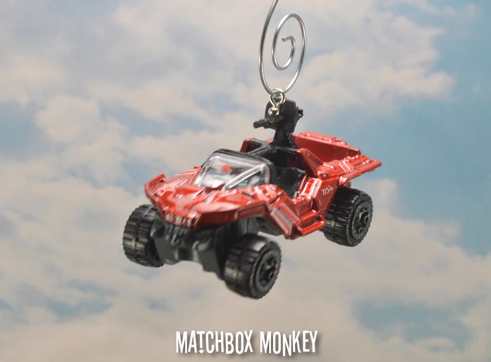 Halo Video Game Sword Warthog Custom Christmas Ornament 1/64 M12 Truck Jeep - Image 1 of 4