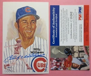 Billy Williams Signed Perez Steele - PSA DNA - Picture 1 of 2