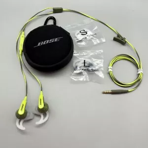 Bose SoundSport Wired 3.5mm Jack Earbuds In-ear Headphones Earbuds-Green - Picture 1 of 5