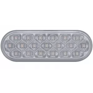 UP 39706 - 19 Diode Amber LED Clear Lens Oval Reflector Turn Signal Light - Bild 1 von 3