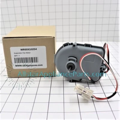 Conjunto de motor ventilador evaporador refrigerador GE WR60X10254 Foto 1 de 4