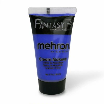 Mehron Fantasy FFX Base Agua Cara/Cuerpo Crema Pintura Halloween Escenario Maquillaje -NUEVO Foto 1 de 4