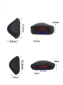 2 juegos de kits de goma para gafas de sol Oakley Mainlink negras - Imagen 1 de 3