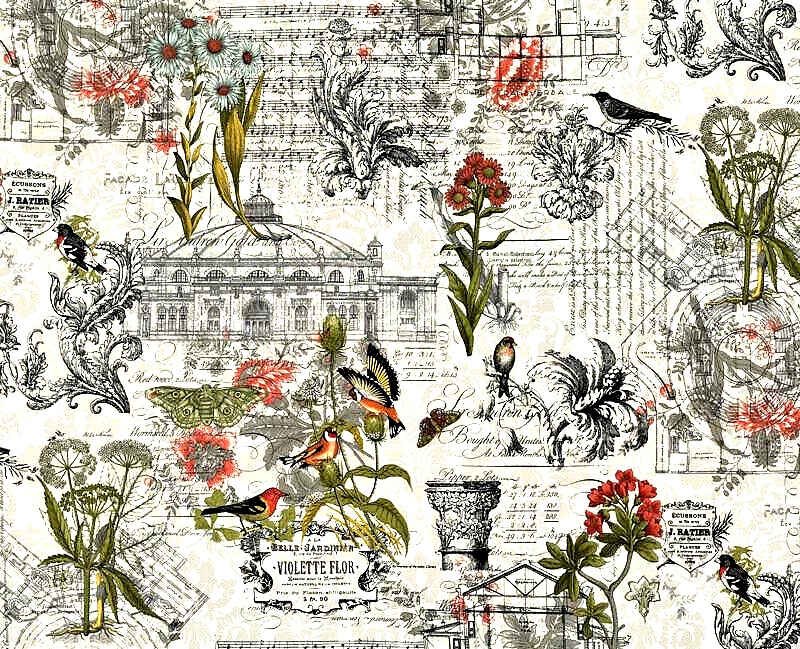 Moda Fabrics "3 SISTERS FAVORITE COLLAGES"#44366 11 BY THE YARD - Image 1 of 1
