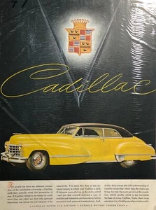 1947 Vintage Cadillac Ad - Experience Unmatched Luxury and Comfort - Bild 1 von 2
