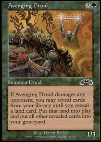 Avenging Druid - Exodus #105/143 MTG Magic The Gathering - Image 1 of 1